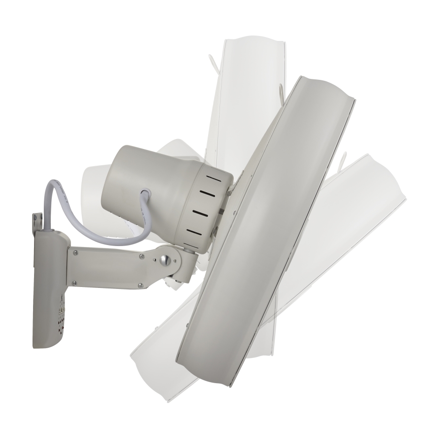 Lucci Air 213128EU - Vægbaseret ventilator BREEZE 55W/230V hvid + fjernbetjening