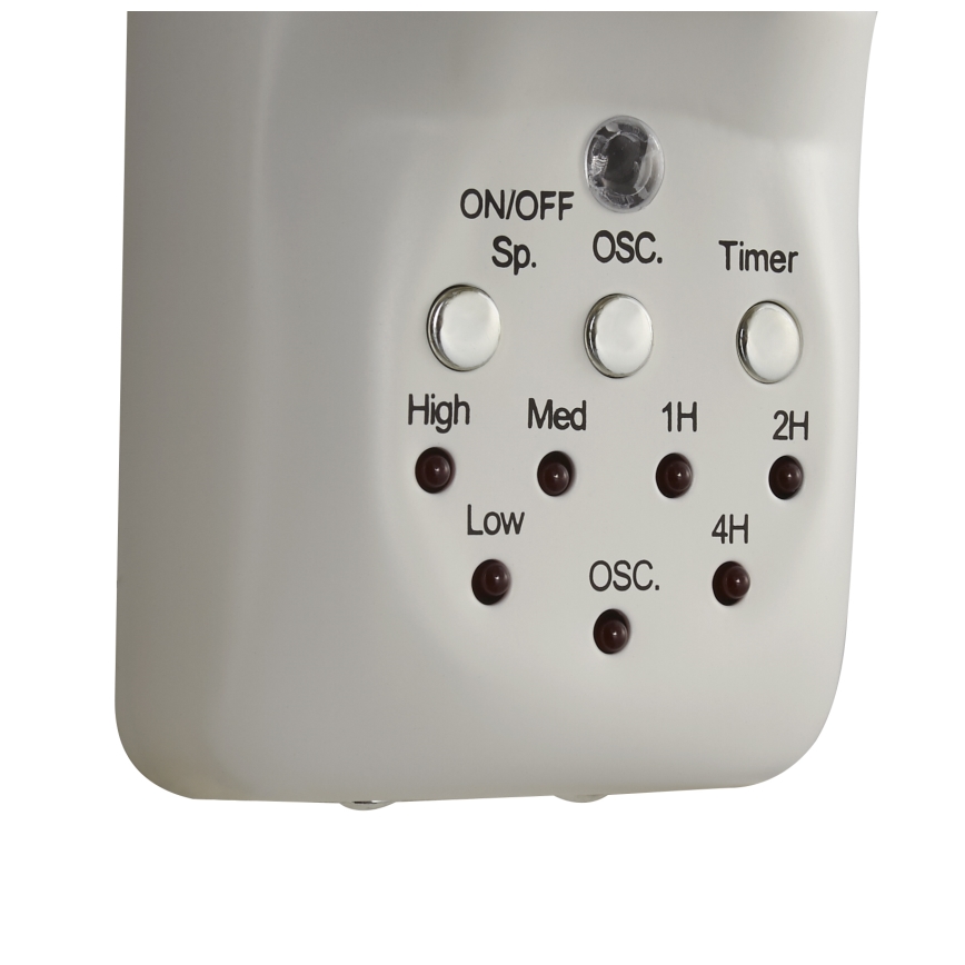 Lucci Air 213128EU - Vægbaseret ventilator BREEZE 55W/230V hvid + fjernbetjening