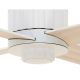 Lucci air 213171 - LED loftventilator NEWPORT træ/hvid/beige + fjernbetjening