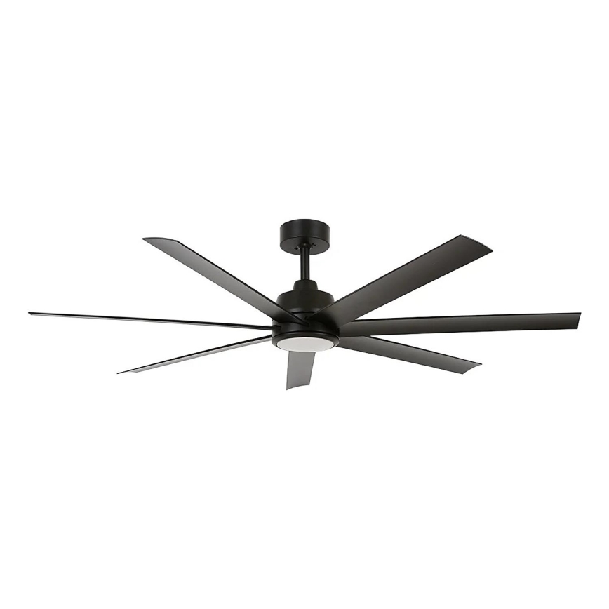 Lucci Air 21318349 - LED loftventilator dæmpbar ATLANTA 1xGX53/12W/230V diameter 142 cm sort + fjernbetjening