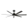 Lucci Air 21318349 - LED loftventilator dæmpbar ATLANTA 1xGX53/12W/230V diameter 142 cm sort + fjernbetjening