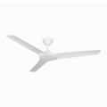 Lucci Air 21321549 - Loftventilator ABYSS diameter 142 cm IP66 hvid + fjernbetjening