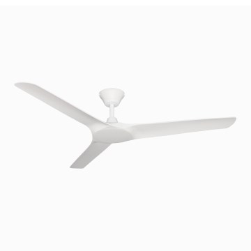 Lucci Air 21321549 - Loftventilator ABYSS Ø 142 cm IP66 hvid + fjernbetjening
