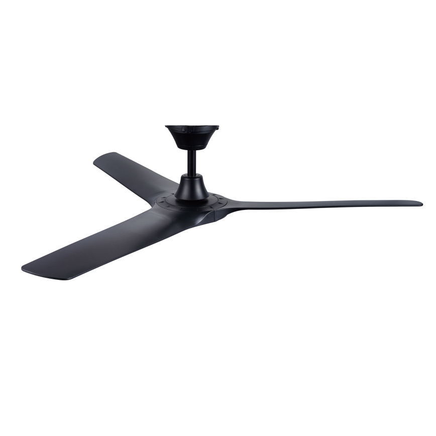 Lucci Air 21321649 - Loftventilator ABYSS diameter 142 cm IP66 sort + fjernbetjening
