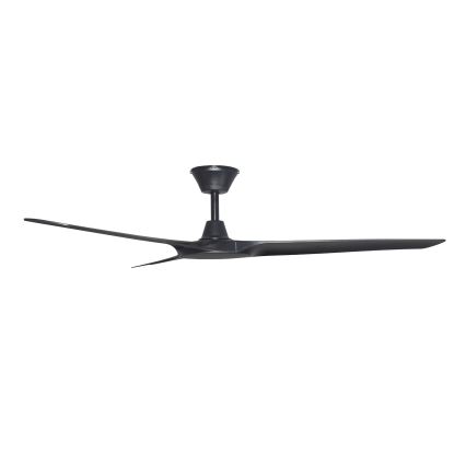 Lucci Air 21321649 - Loftventilator ABYSS diameter 142 cm IP66 sort + fjernbetjening