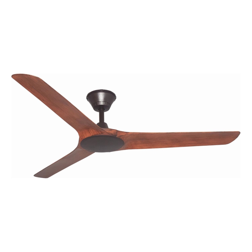 Lucci Air 21321749 - Loftventilator ABYSS diameter 142 cm IP66 brun + fjernbetjening