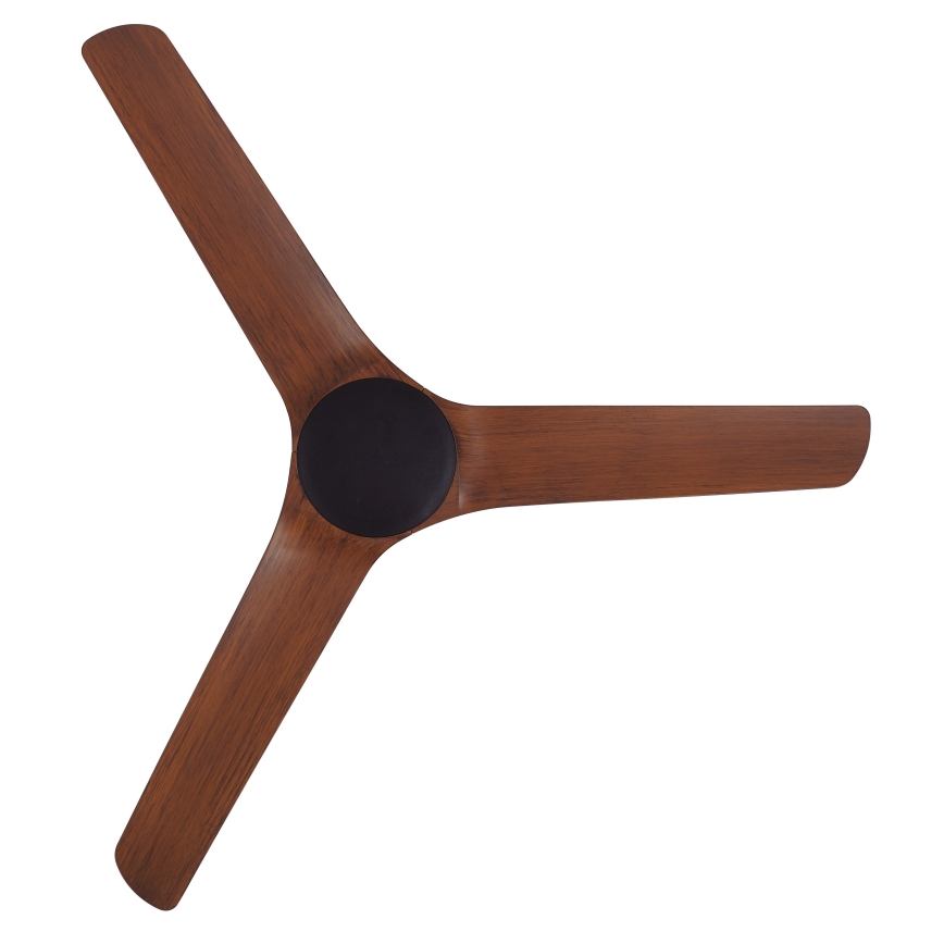Lucci Air 21321749 - Loftventilator ABYSS diameter 142 cm IP66 brun + fjernbetjening