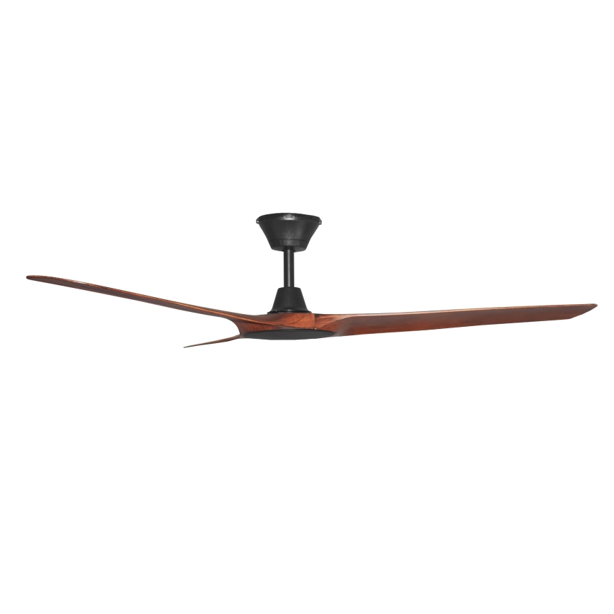 Lucci Air 21321749 - Loftventilator ABYSS diameter 142 cm IP66 brun + fjernbetjening