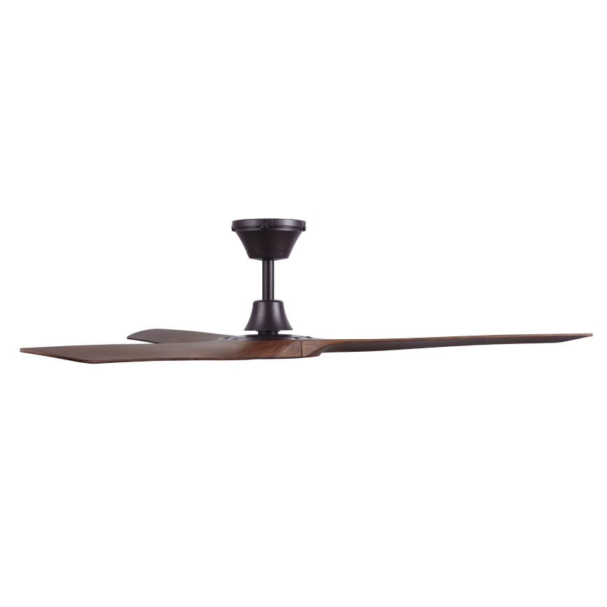 Lucci Air 21321749 - Loftventilator ABYSS diameter 142 cm IP66 brun + fjernbetjening