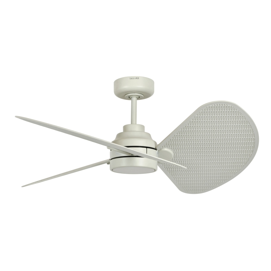 Lucci Air 21325449 - LED-dæmpbar loftventilator SABLE 1xGX53/12W/230V 3000/4000/5000K Ø 91,5 cm cremefarvet + fjernbetjening