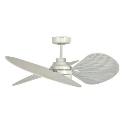Lucci Air 21325449 - LED-dæmpbar loftventilator SABLE 1xGX53/12W/230V 3000/4000/5000K Ø 91,5 cm cremefarvet + fjernbetjening