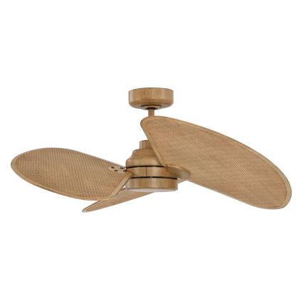 Lucci Air 21325549 - LED-dæmpbar loftventilator SABLE 1xGX53/12W/230V 3000/4000/5000K Ø 91,5 cm brun + fjernbetjening
