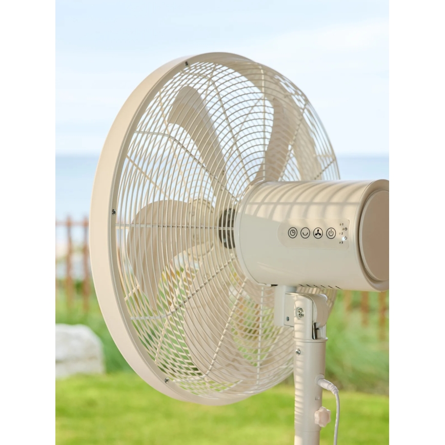 Lucci Air 21326449 - Standventilator GLIDE 36W/230V Ø 45 cm hvid