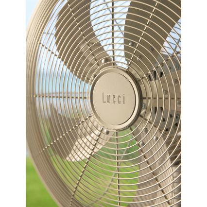 Lucci Air 21326449 - Standventilator GLIDE 36W/230V Ø 45 cm hvid