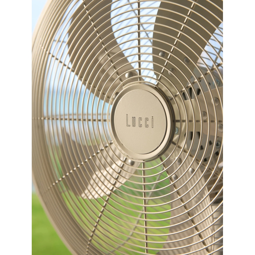 Lucci Air 21326449 - Standventilator GLIDE 36W/230V Ø 45 cm hvid