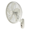 Lucci Air 21326649 - Vægmonteret ventilator GLIDE 36 W/230 V Ø 45 cm hvid + fjernbetjening