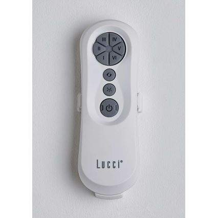 Lucci air 213351 - LED loftventilator dæmpbar RIVIERA 1xGX53/12W/230V sort + fjernbetjening