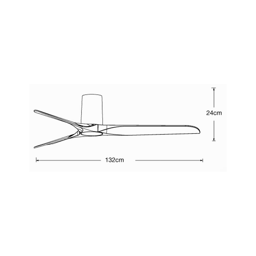 Lucci air 21610049 - Loftventilator LONDO hvid + fjernbetjening