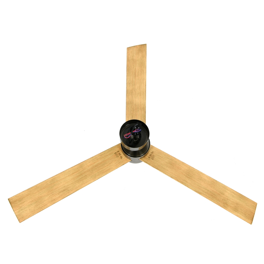 Lucci air 21610449 - LED loftventilator dæmpbar CLIMATE 1xGX53/12W/230V brun/skinnende krom + fjernbetjening