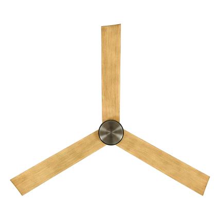 Lucci air 21610449 - LED loftventilator dæmpbar CLIMATE 1xGX53/12W/230V brun/skinnende krom + fjernbetjening