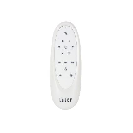 Lucci air 21610649 - LED loftventilator dæmpbar ARRAY 1xGX53/12W/230V hvid + fjernbetjening