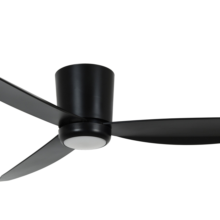 Lucci air 21610749 - LED dæmpbar loftventilator ARRAY 1xGX53/12W/230V sort + fjernbetjening