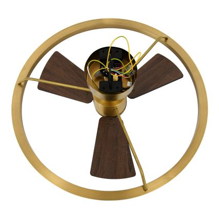 Lucci air 21611649 - LED loftventilator dæmpbar CESSNA LED/36W/230V 3000/4000/5000K guldfarvet + fjernbetjening
