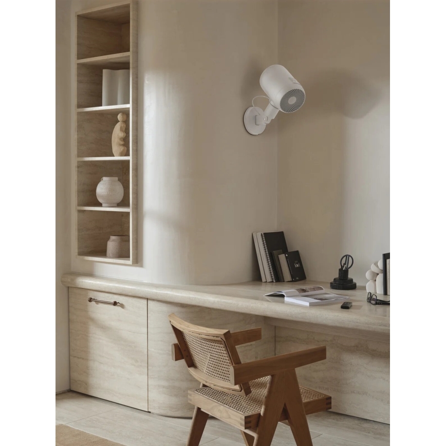 Lucci Air 21612549 - Vægventilator JET 32W/230V hvid + fjernbetjening