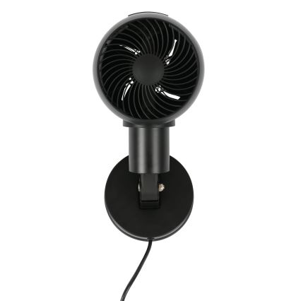 Lucci Air 21612649 - Vægventilator JET 32W/230V sort + fjernbetjening
