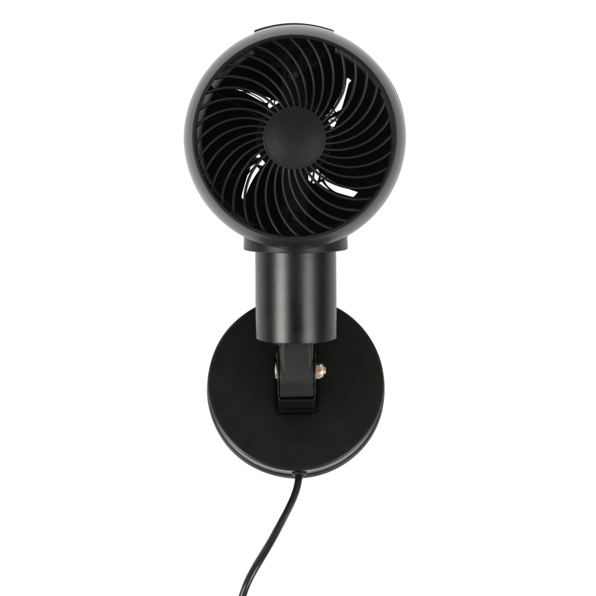 Lucci Air 21612649 - Vægventilator JET 32W/230V sort + fjernbetjening
