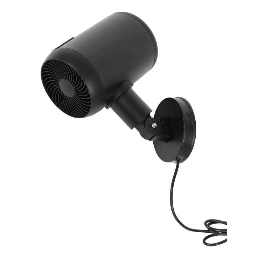 Lucci Air 21612649 - Vægventilator JET 32W/230V sort + fjernbetjening
