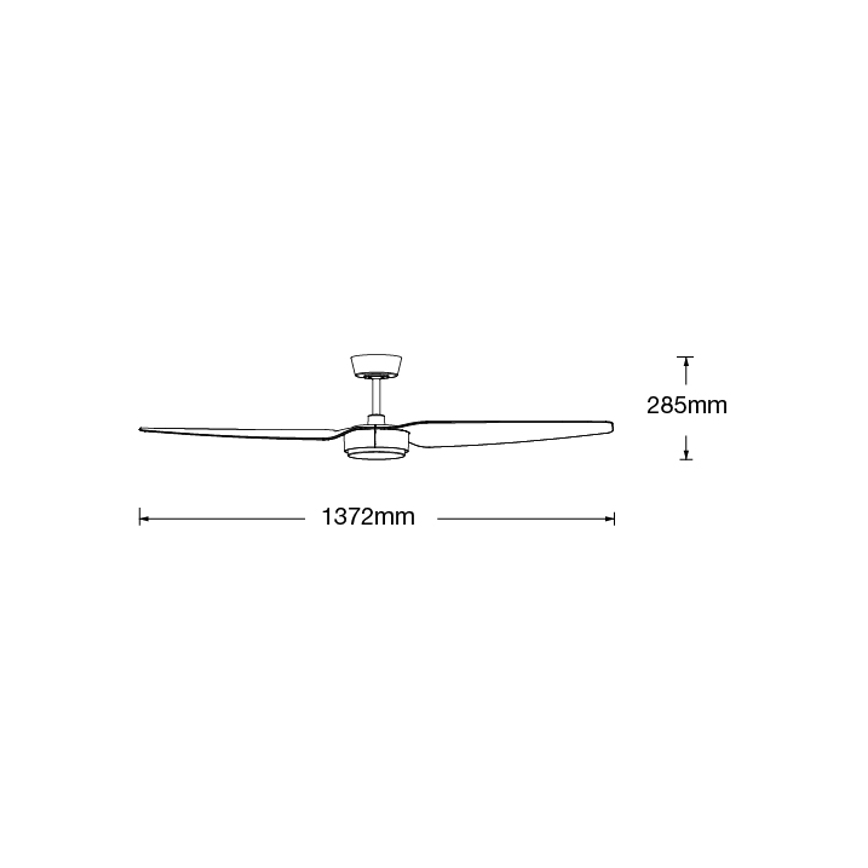 Lucci air 21615349 - Loftventilator CONDOR hvid + fjernbetjening