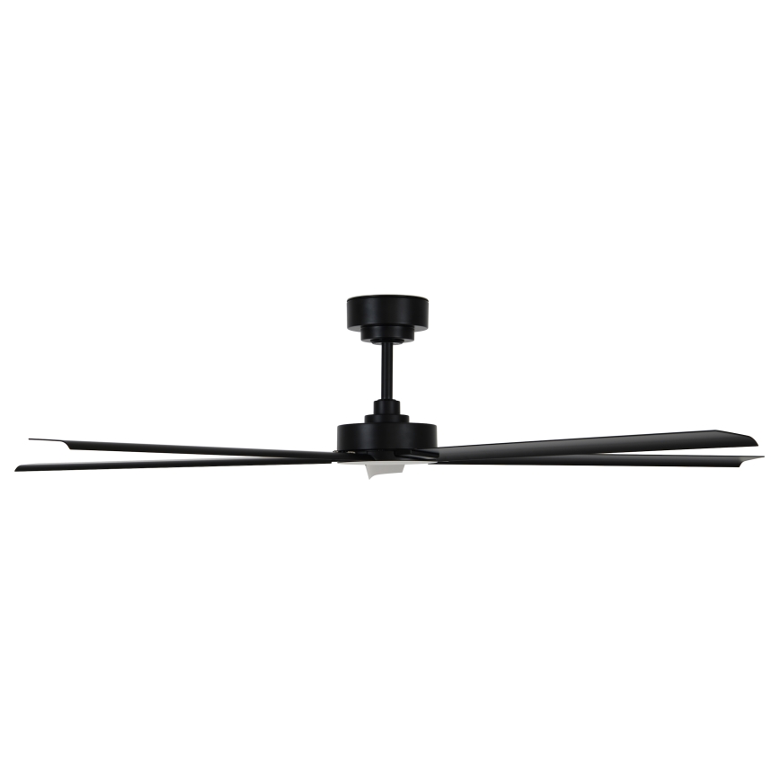 Lucci air 21616149 - Loftventilator MONZA IP55 sort + fjernbetjening