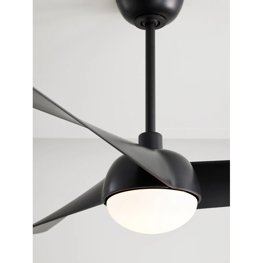 Lucci Air 21617149 - LED dæmpbar loftventilator OSPREY 1xGX53/12W/230V Ø 132 cm sort + fjernbetjening