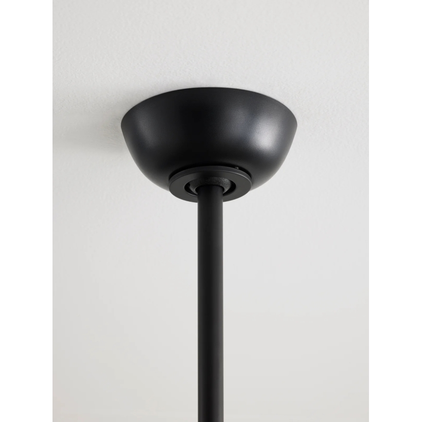 Lucci Air 21617149 - LED dæmpbar loftventilator OSPREY 1xGX53/12W/230V Ø 132 cm sort + fjernbetjening