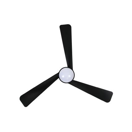 Lucci Air 21617149 - LED dæmpbar loftventilator OSPREY 1xGX53/12W/230V Ø 132 cm sort + fjernbetjening