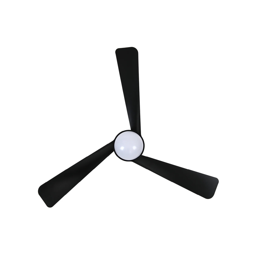 Lucci Air 21617149 - LED dæmpbar loftventilator OSPREY 1xGX53/12W/230V Ø 132 cm sort + fjernbetjening