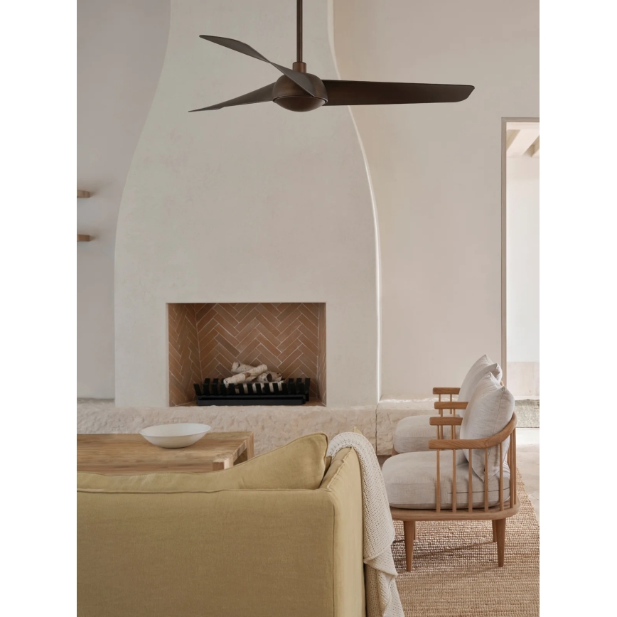 Lucci Air 21617249 - LED-dæmpbar loftventilator OSPREY 1xGX53/12W/230V Ø 132 cm bronzefarvet + fjernbetjening