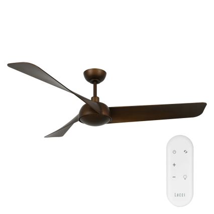 Lucci Air 21617249 - LED-dæmpbar loftventilator OSPREY 1xGX53/12W/230V Ø 132 cm bronzefarvet + fjernbetjening