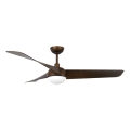 Lucci Air 21617249 - LED-dæmpbar loftventilator OSPREY 1xGX53/12W/230V Ø 132 cm bronzefarvet + fjernbetjening