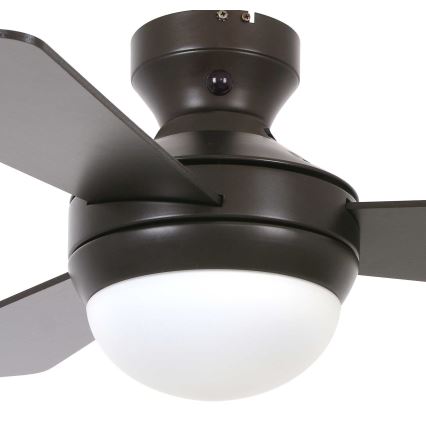 Lucci Air 512311 - Loftventilator AIRLIE HUGGER 2xE27/15W/230V træ/brun Ø 91 cm + fjernbetjening