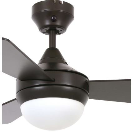 Lucci Air 512311 - Loftventilator AIRLIE HUGGER 2xE27/15W/230V træ/brun Ø 91 cm + fjernbetjening