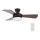 Lucci Air 512311 - Loftventilator AIRLIE HUGGER 2xE27/15W/230V træ/brun Ø 91 cm + fjernbetjening
