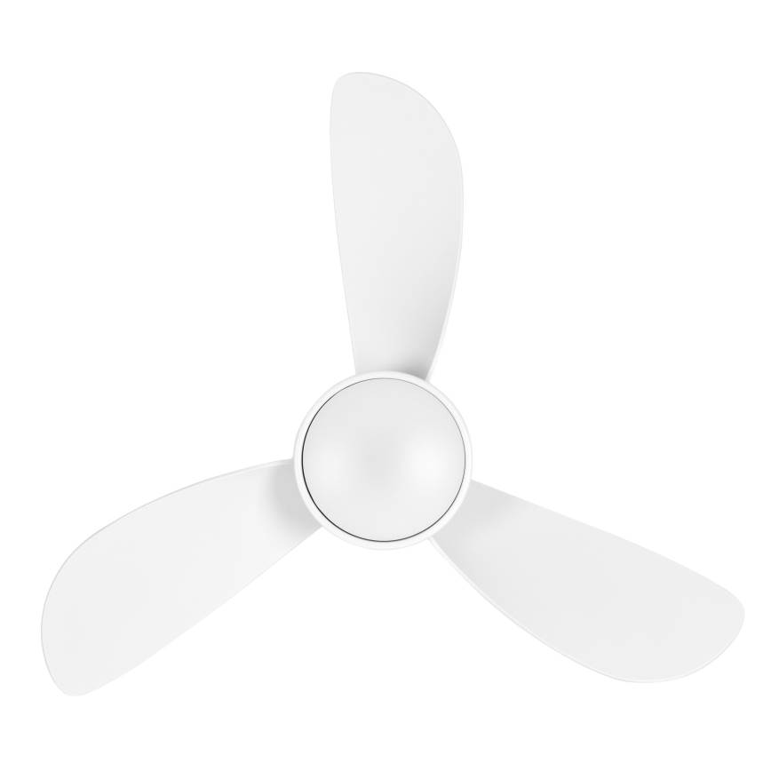Lucci Air 51307149 - LED-dæmpbar loftventilator SYROS II LED/18W/230V 3000/4000/6000K Ø 76 cm hvid + fjernbetjening