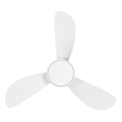 Lucci Air 51307149 - LED-dæmpbar loftventilator SYROS II LED/18W/230V 3000/4000/6000K Ø 76 cm hvid + fjernbetjening