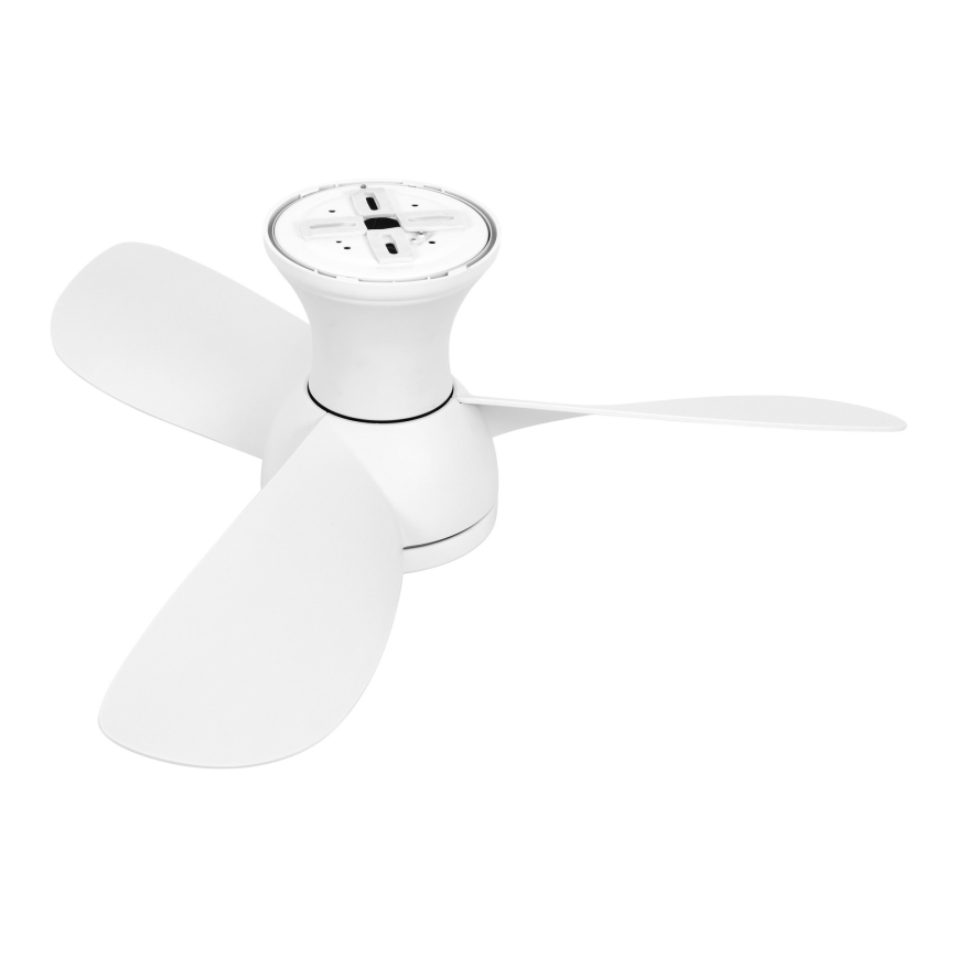 Lucci Air 51307149 - LED-dæmpbar loftventilator SYROS II LED/18W/230V 3000/4000/6000K Ø 76 cm hvid + fjernbetjening