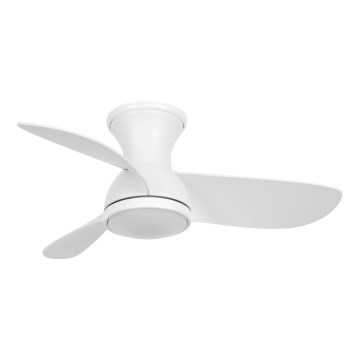 Lucci Air 51307149 - LED-dæmpbar loftventilator SYROS II LED/18W/230V 3000/4000/6000K Ø 76 cm hvid + fjernbetjening