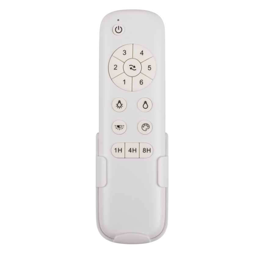 Lucci air 513072 - LED dæmpbar loftventilator BRONX LED/18W/230V 3000/4000/6000K sort/blankforkromet Ø 132 cm + fjernbetjening