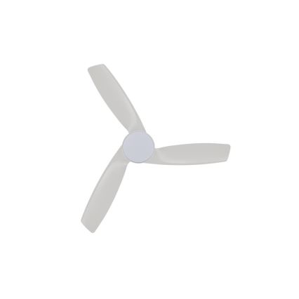 Lucci Air 513073 - LED-dæmpbar loftventilator BRONX LED/18W/230V 3000/4000/6000K Ø 132 cm hvid + fjernbetjening