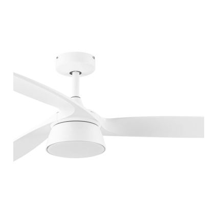 Lucci Air 513073 - LED-dæmpbar loftventilator BRONX LED/18W/230V 3000/4000/6000K Ø 132 cm hvid + fjernbetjening